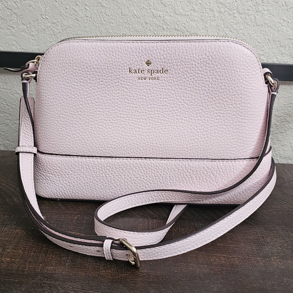 Light pink dome kate spade crossbody